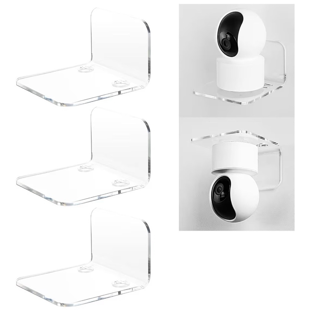 Clear Acrylic Wall Mount Shelf Set